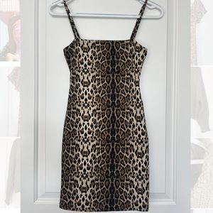 Adjustable Cheetah Print Dress